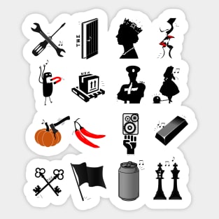 Rockband Pictogram Festival Sticker